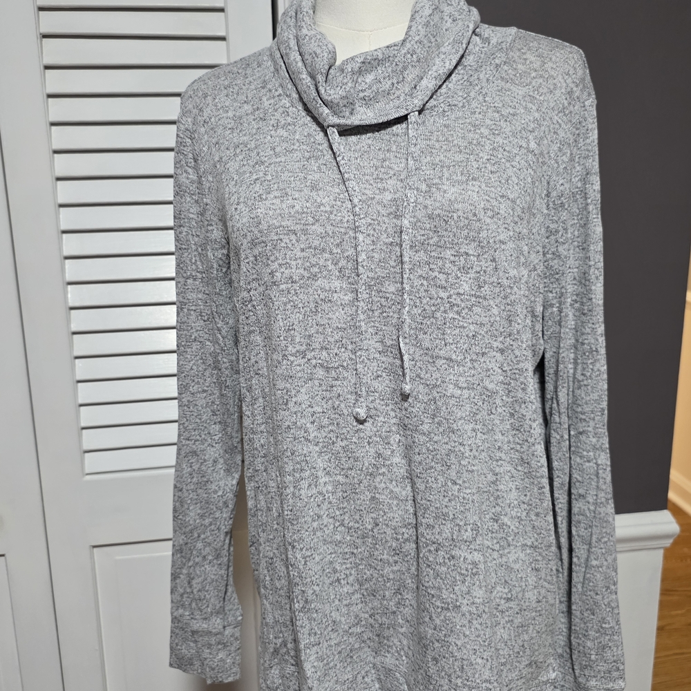 GAP Factory Gray Cowl Neck Top